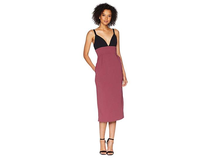 Jill Jill Stuart Two-tone Cocktail (black/pandora) Women's Dress