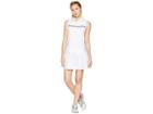Vineyard Vines Golf Double Stripe Pleated Sport Dress (white Cap) Women's Dress