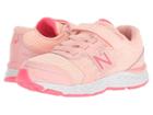 New Balance Kids Ka680v5y (little Kid/big Kid) (himalayan Pink/pink Zing) Girls Shoes