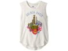 Roxy Kids Golden Oasis Muscle Tee (toddler/little Kids/big Kids) (sea Spray) Girl's T Shirt