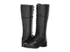 Steve Madden Cam (black Leather) Women's Boots