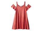 Maddie By Maddie Ziegler Knit Strappy Dress With Ruffle Sleeve (big Kids) (red) Girl's Dress