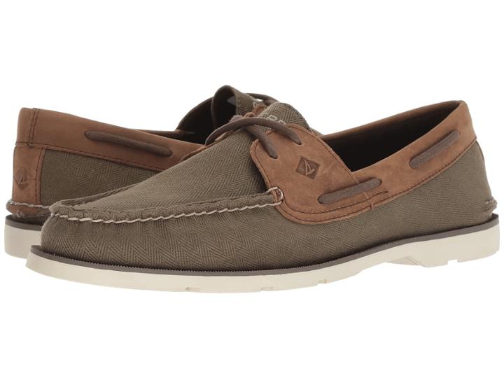 Sperry Leeward 2-eye Surpluss (olive/brown) Men's Shoes