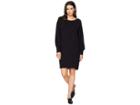 Lilla P Full Sleeve Dress (black) Women's Dress