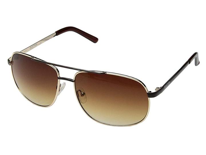 Kenneth Cole Reaction Kc1276 (gold/gradient Brown) Fashion Sunglasses