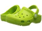 Crocs Kids Coast Clog (toddler/little Kid) (volt Green) Kids Shoes