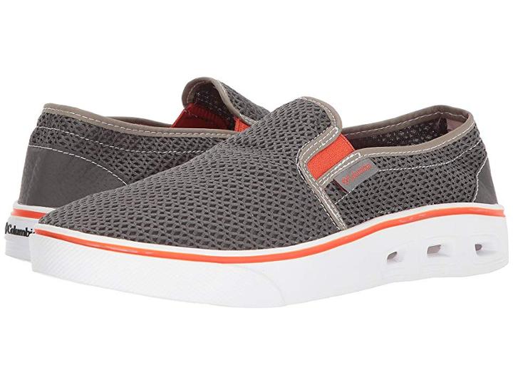 Columbia Spinner Vent Moc (quarry/red Quartz) Men's Shoes