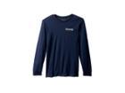 Quiksilver Kids The Original M And W Long Sleeve Shirt (big Kids) (navy Blazer) Boy's Long Sleeve Pullover