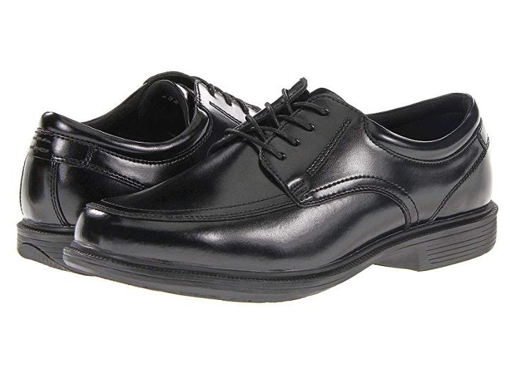 Nunn Bush Bourbon Street Moc Toe Oxford With Kore Slip Resistant Walking Comfort Technology (black) Men's Lace Up Moc Toe Shoes
