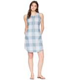 Woolrich Over And Out Dress (bluestone Check) Women's Dress