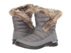 The North Face Thermoballtm Microbaffle Bootie Ii (shiny Frost Grey/blue Haze) Women's Cold Weather Boots