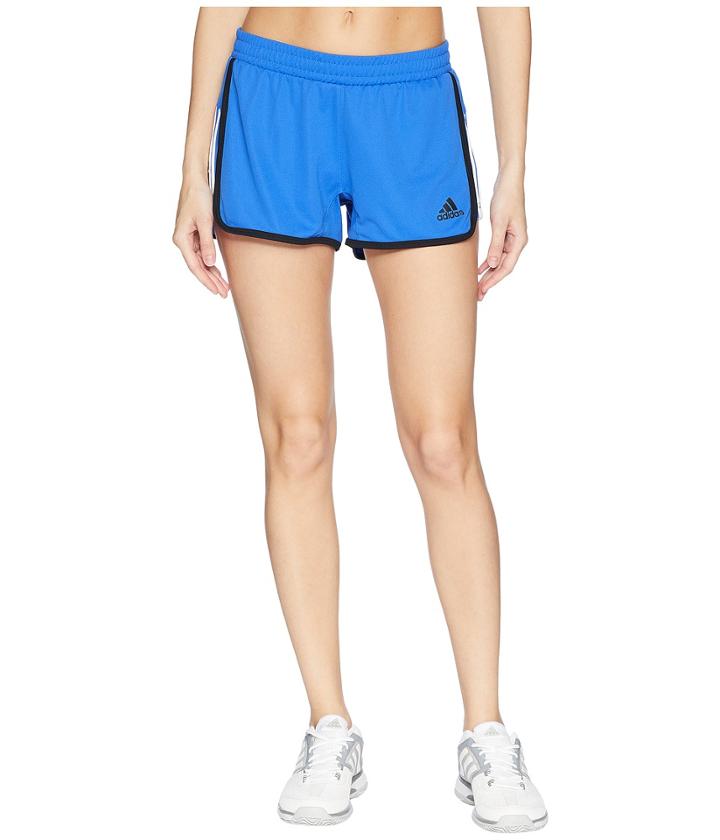 Adidas Ultimate Knit Shorts (hi-res Blue/white) Women's Shorts
