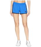 Adidas Ultimate Knit Shorts (hi-res Blue/white) Women's Shorts