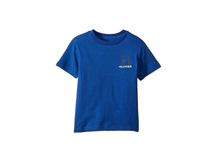 Tommy Hilfiger Kids Matt Tee (toddler/little Kids) (monaco Blue) Boy's T Shirt