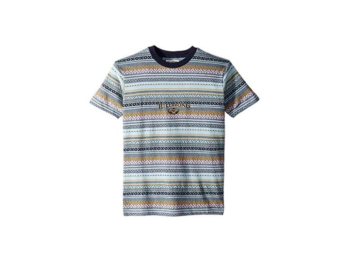 Billabong Kids Reissue Short Sleeve Crew Shirt (big Kids) (seafoam) Boy's T Shirt