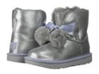 Ugg Kids Gita Metallic (little Kid/big Kid) (silver) Girls Shoes