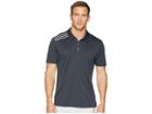 Adidas Golf 3-stripes Polo (carbon) Men's Clothing