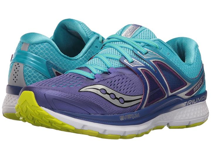Saucony Triumph Iso 3 (purple/blue/citron) Women's Shoes
