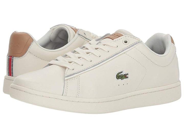 Lacoste Carnaby Evo 218 1 (off-white/off-white) Women's Shoes