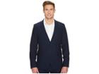 Calvin Klein Slim Fit Two-button Notch Lapel Fine Cord Stripe Bi-stretch Jacket (sky Captain Blue) Men's Coat