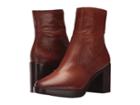 Frye Joan Campus Short (redwood Smooth Antique Pull Up) Women's Boots