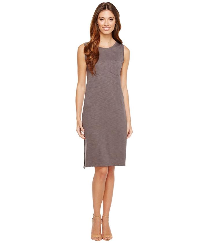Lilla P Midi Pocket Tank Dress (earth) Women's Dress