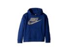 Nike Kids Nsw Graphic Pullover Hoodie (little Kids/big Kids) (blue Void) Boy's Sweatshirt