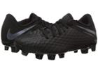 Nike Kids Phantom 3 Academy Firm Ground Soccer (toddler/little Kid/big Kid) (black/black/light Crimson) Kids Shoes
