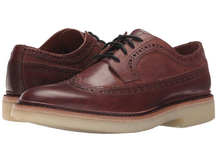 Frye Luke Wingtip (brown Vintage Veg Tan) Men's Shoes