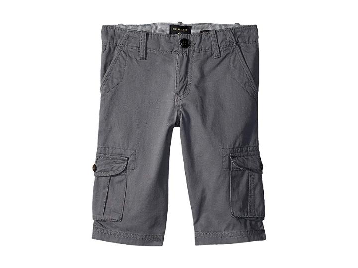 Quiksilver Kids Crucial Battle Cargo Shorts (big Kids) (quiet Shade) Boy's Shorts