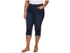 Nydj Plus Size Plus Size Marilyn Crop Cuff In Bezel (bezel) Women's Jeans