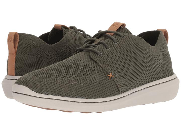 Clarks Step Urban Mix (khaki Textile Knit) Men's Shoes