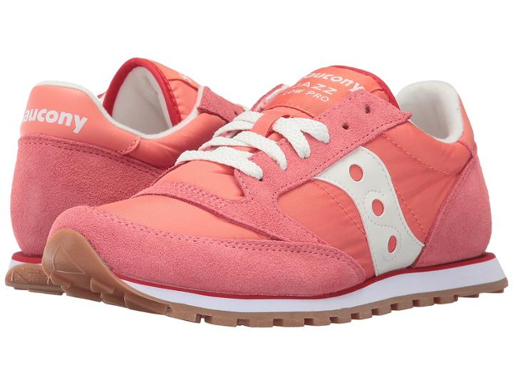 Saucony Originals Jazz Low Pro (coral/white) Women's Classic Shoes