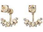 Marchesa Small Stone Floater Earrings (gold) Earring