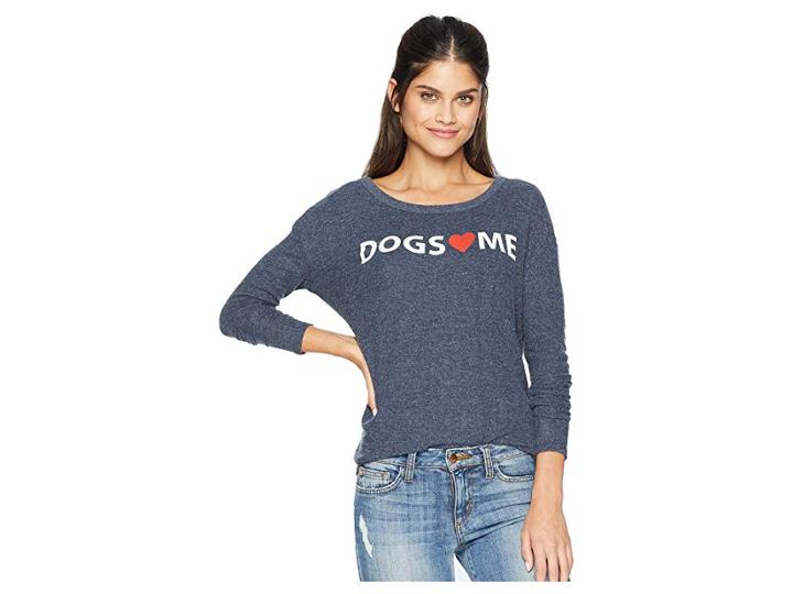 Chaser Love Knit Long Sleeve Basic Pullover (avalon) Women's Long Sleeve Pullover