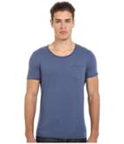Mavi Jeans Basic Crew Neck Tee (vintage Indigo) Men's T Shirt