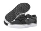 Dc Anvil Tx (black Pinstripe) Men's Skate Shoes