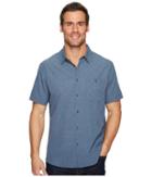 Quiksilver Waterman Technical Short Sleeve Shirt (dark Denim Heather) Men's T Shirt