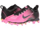 Nike Hyperdiamond 2 Keystone (black/pink Blast/vivid Pink) Women's Cleated Shoes