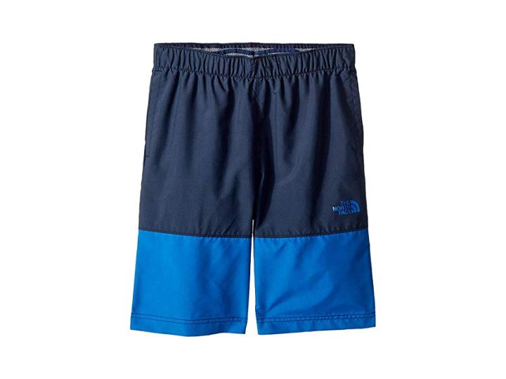The North Face Kids Class V Water Shorts (little Kids/big Kids) (turkish Sea Phantom Print/cosmic Blue/turkish Sea (prior Season)) Boy's Shorts