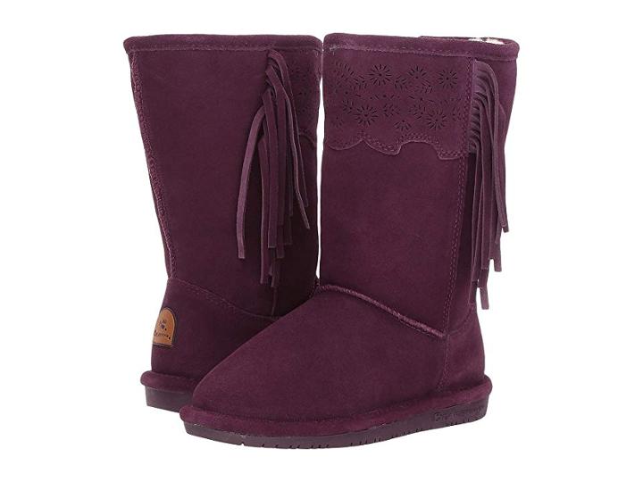 Bearpaw Kids Tallulah (little Kid/big Kid) (plum) Girl's Shoes