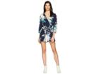Yumi Kim Liz Romper (mystic Floral Navy) Women's Jumpsuit & Rompers One Piece