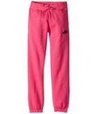 Nike Kids Sportswear Regular Fleece Pant (little Kids/big Kids) (vivid Pink/vivid Pink/black) Girl's Casual Pants