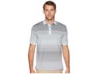 Callaway Space Dye Engineered Striped Polo (pearl Blue) Men's Short Sleeve Pullover
