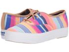 Keds Keds X Sunnylife Triple Catalina Stripe (multi Canvas) Women's Lace Up Casual Shoes