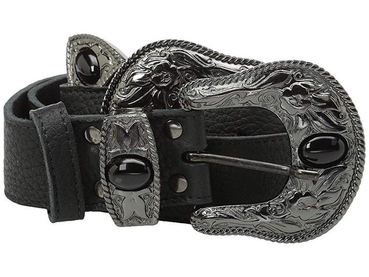 Leatherock Big Sky Belt (black) Women's Belts