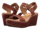 Clarks Aisley Orchid (dark Tan Suede) Women's Sandals