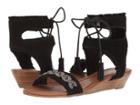 Minnetonka Portofino (black Suede) Women's Sandals