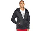Adidas Team Issue Full Zip Fleece Hoodie (black) Men's Sweatshirt