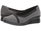 Clarks Caddell Dash (grey Synthetic Nubuck) Women's  Shoes
